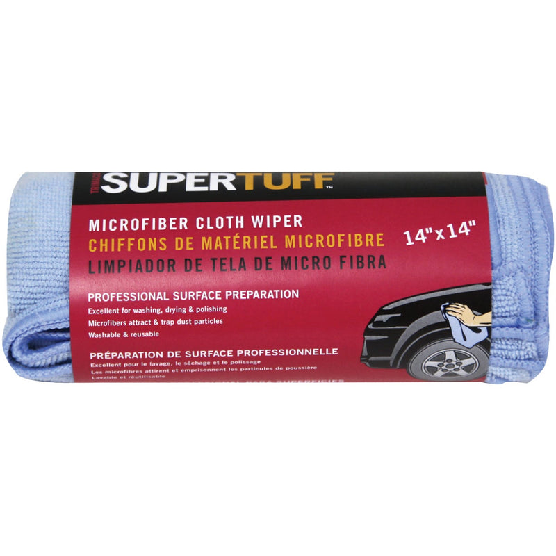 Trimaco SuperTuff 14 In. x 14 In. Blue Microfiber Wipers (3-Pack)