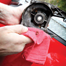 Trimaco SuperTuff 14 In. x 14 In. Red Shop Towels (12-Pack)