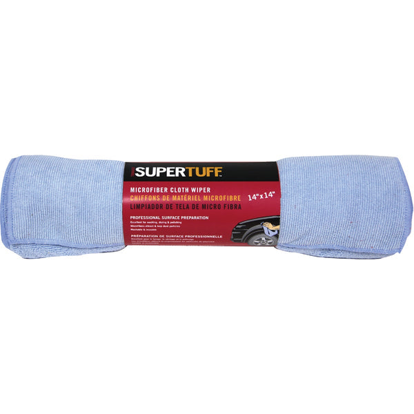 Trimaco SuperTuff 14 In. x 14 In. Blue Microfiber Wipers (8-Pack)