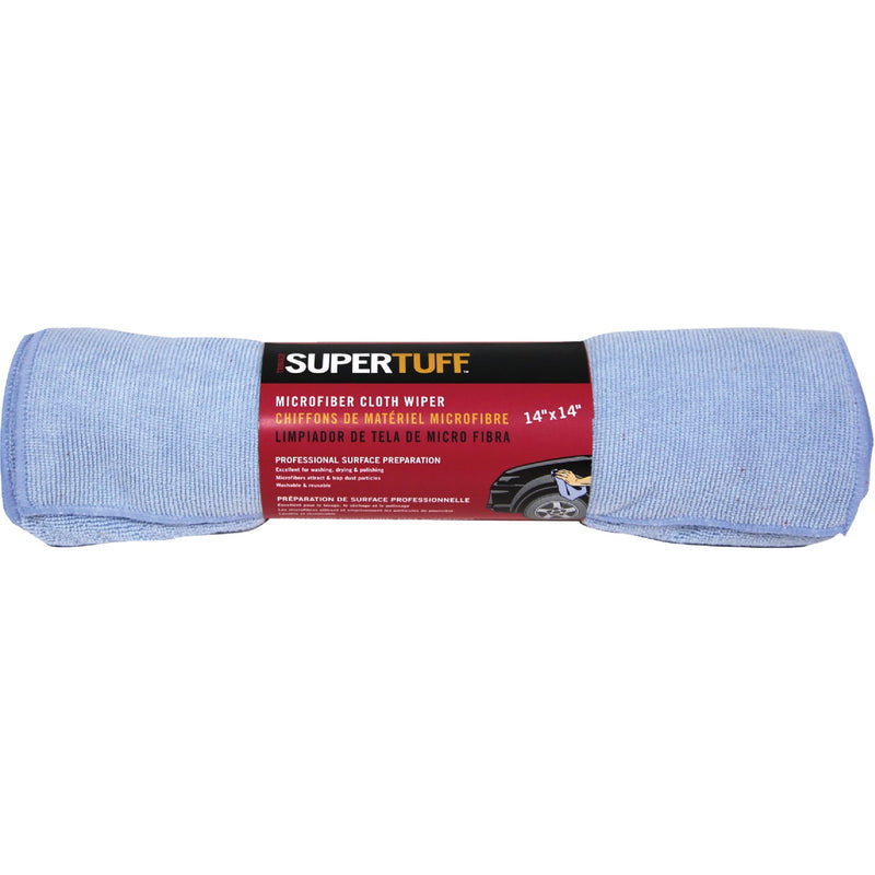 Trimaco SuperTuff 14 In. x 14 In. Blue Microfiber Wipers (8-Pack)