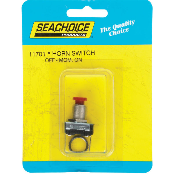 Seachoice Pushbutton Horn Switch, Off/Mom