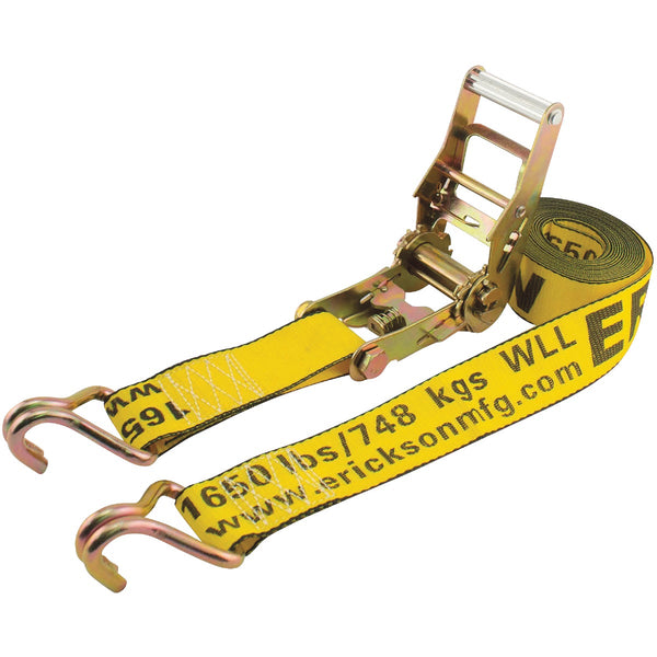 Erickson 2 In. x 15 Ft. 1650 lb. Heavy-Duty Ratchet Strap