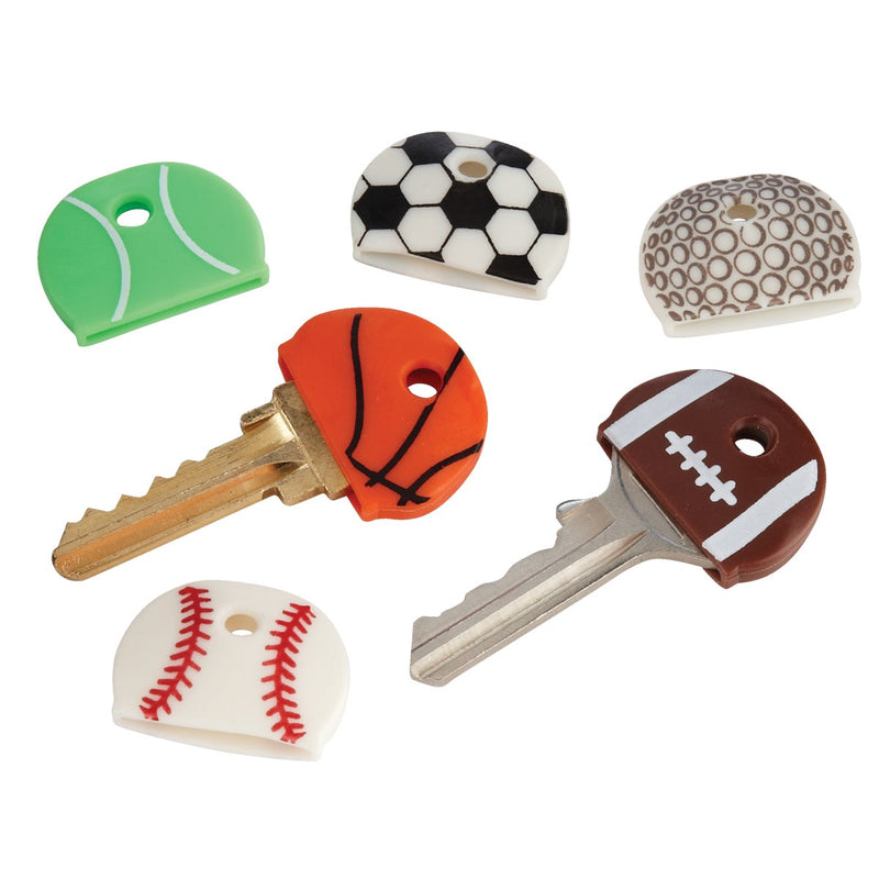 Lucky Line Vinyl Specialty Key Identifier Cap, Sports (200-Pack)