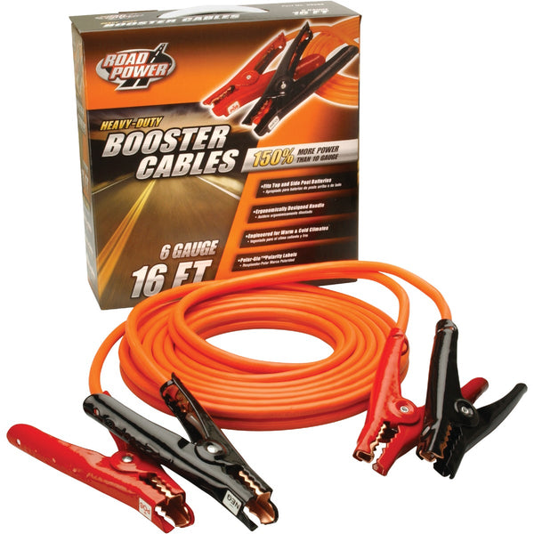 Road Power 16' 6 Gauge Booster Cable