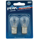 PEAK 2057 12.8/14V Mini Incandescent Automotive Bulb (2-Pack)