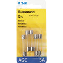 Bussmann 5-Amp 250-Volt AGC Glass Tube Automotive Fuse (5-Pack)