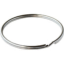 Lucky Line Tempered Steel Nickel-Plated 1-1/8 In. Key Ring (2-Pack)
