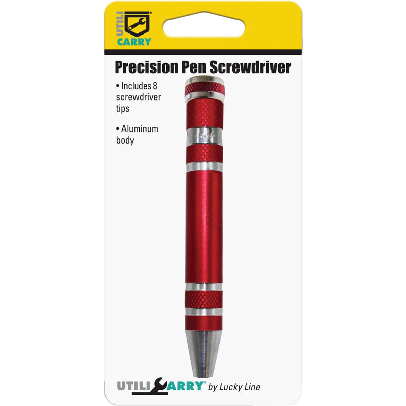 Lucky Line Utilicarry Precision Pen Multi-Bit Screwdriver