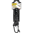 Erickson 1 In. x 24 In. Industrial Bungee Cord with Carabiner Hooks, Black