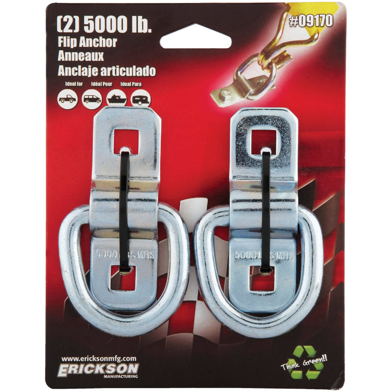 Erickson 2-Hole 5000 Lb. Anchor Ring (2-Pack)