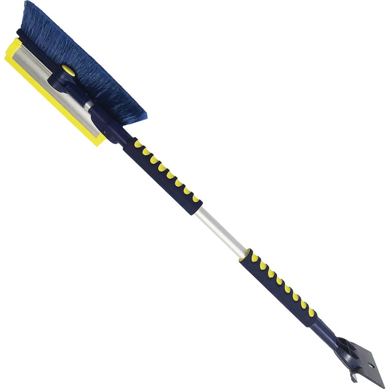 Michelin Avalanche 63 In. Steel Multi-Functional Telescopic Snowbrush and Ice Scraper