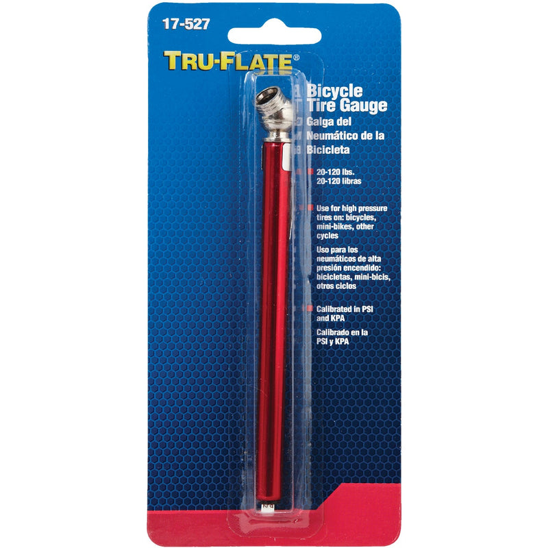 Tru-Flate 20-120 psi Chrome-Plated Tire Gauge