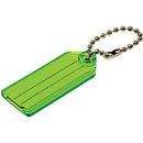 Lucky Line Transparent 2-1/4 In. I.D. Key Tag with Chain (100-Pack)