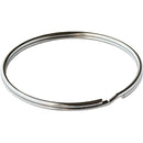 Lucky Line Tempered Steel Nickel-Plated 1-1/2 In. Key Ring (50-Pack)