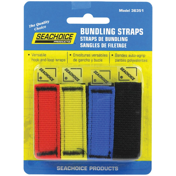 Seachoice 1 In. W x 12 In. L Bundling Strap (4-Pack)