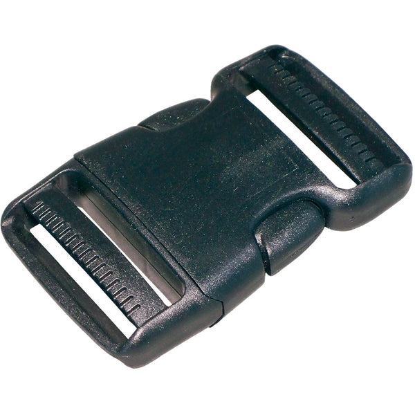 Turf 1-1/2 In. Black Strap Buckle