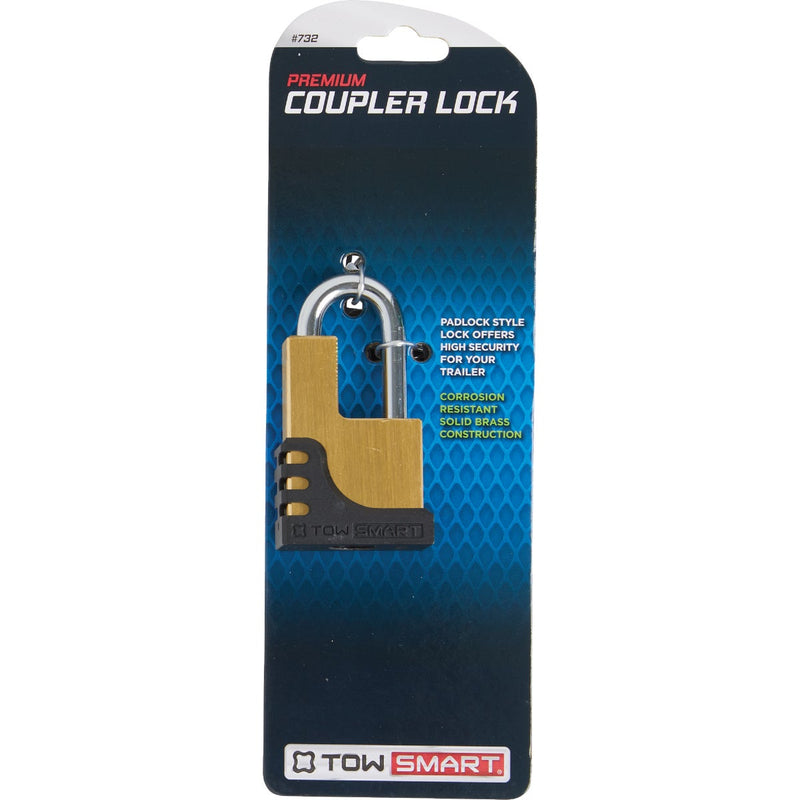 TowSmart Brass Coupler Lock