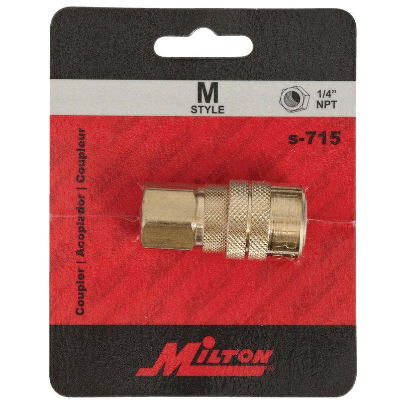 Milton Kwik Change M-Style 1/4 In. Female NPT Coupler