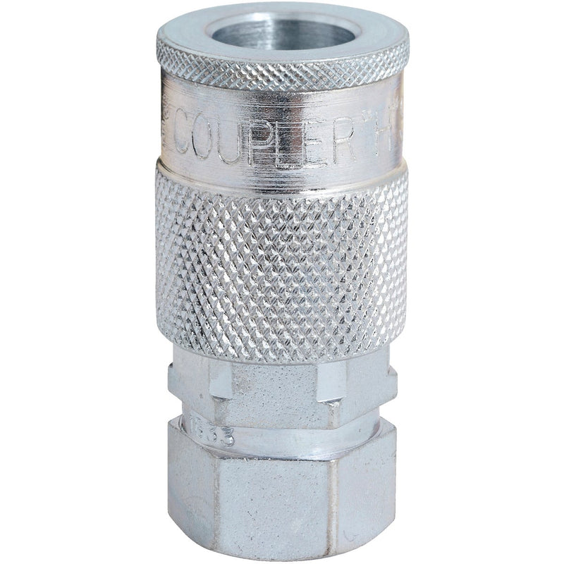 Milton 1/4 In. FPT H-Style Brass Coupler