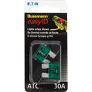 Bussmann 30-Amp 32-Volt ATC Blade easyID Automotive Fuse (2-Pack)
