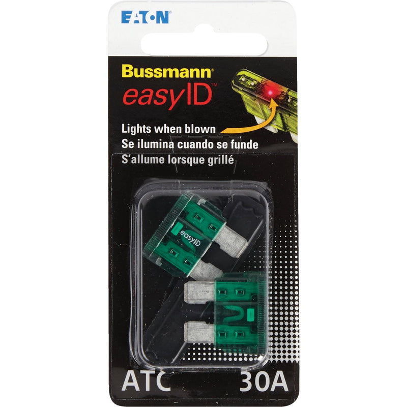 Bussmann 30-Amp 32-Volt ATC Blade easyID Automotive Fuse (2-Pack)