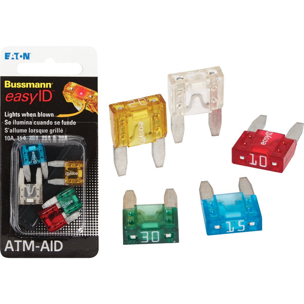 Bussmann ATM Easy ID Blade Fuse Assortment