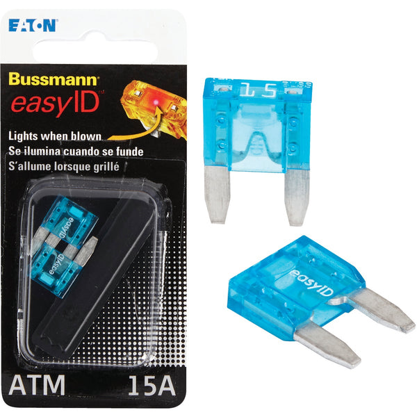 Bussmann 15-Amp 32-Volt ATM Blade Automotive Fuse (2-Pack)