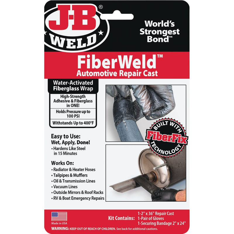 J-B Weld FiberWeld 2 In. W x 36 In. L Automotive Repair Cast Kit