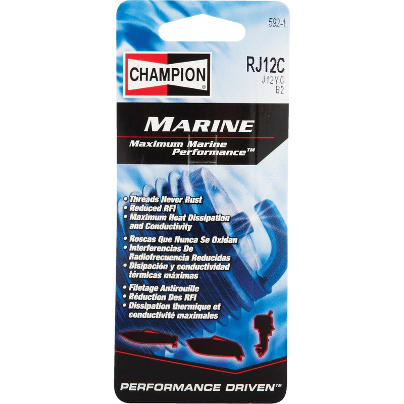 Champion RJ12C Copper Plus Marine Spark Plug