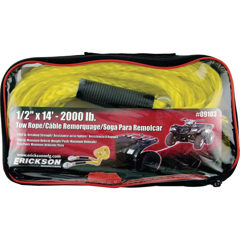 Erickson 2000 Lb. 1/2 In. x 14 Ft. Tow Rope