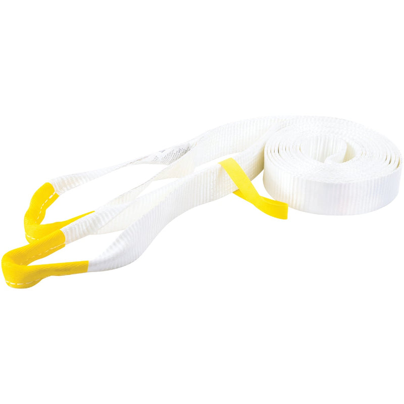 Erickson 2 In. x 20 Ft. 9000 Lb. Polyester Recovery Tow Strap, White