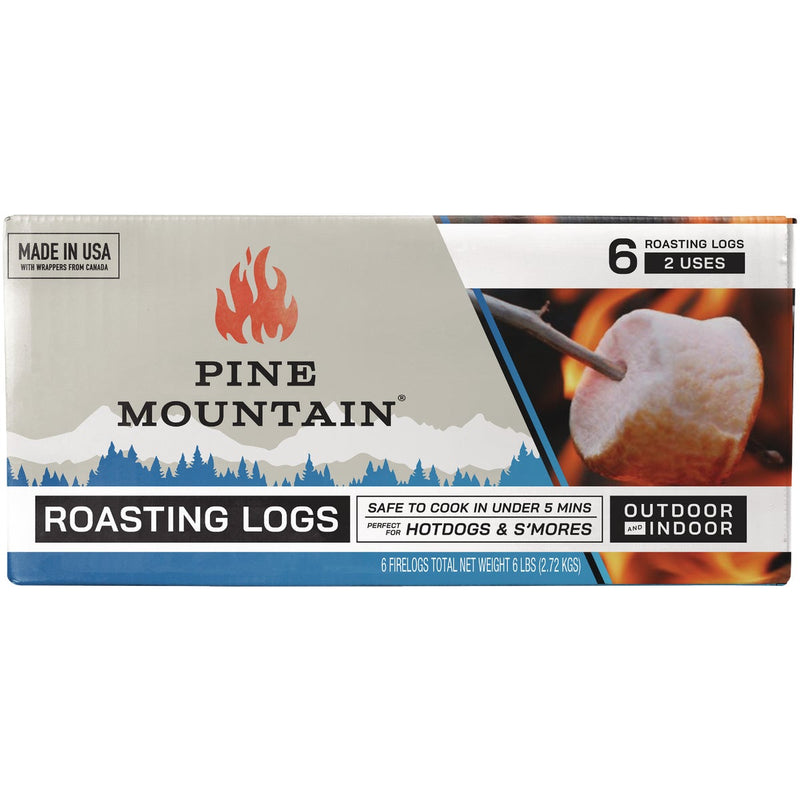 Pine Mountain Roasting 1-Hour Fire Log (6-Pack)