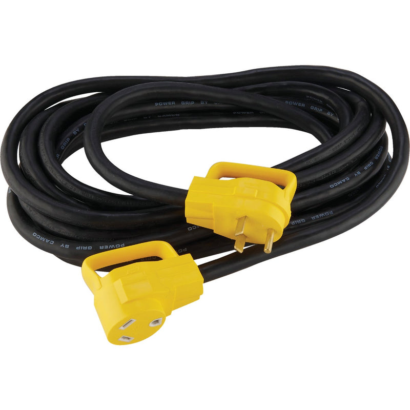 Camco PowerGrip 25Ft. 30A 125 10 Gauge RV Extension Cord