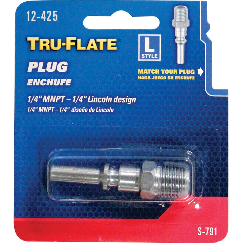 Tru-Flate Lincoln 1/4 In. MNPT Steel Industrial Plug