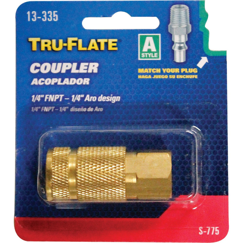 Tru-Flate ARO Series Push-to-Connect 1/4 In. FNPT Coupler