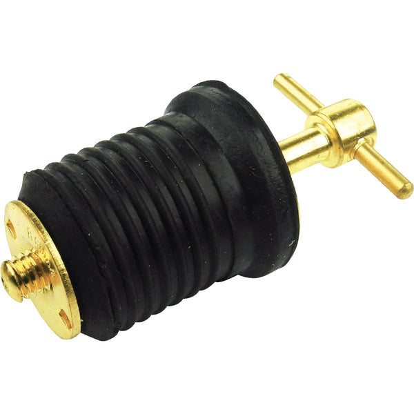 Seachoice 1 In. Twist-Turn Brass Drain Plug