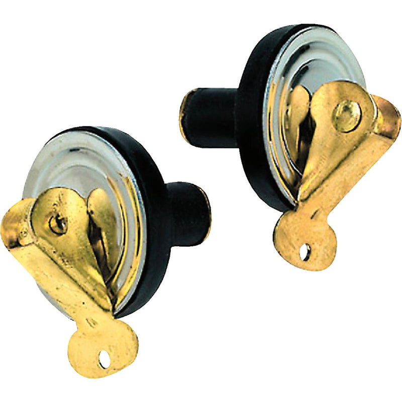 Seachoice 1/2 In. Stainless Steel Plate/Brass Can Baitwell Plug