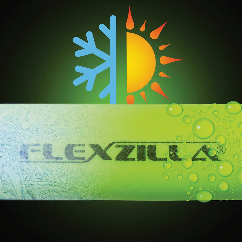 Flexzilla 3/8 In. x 100 Ft. Polymer-Blend Air Hose with 1/4 In. MNPT Fittings