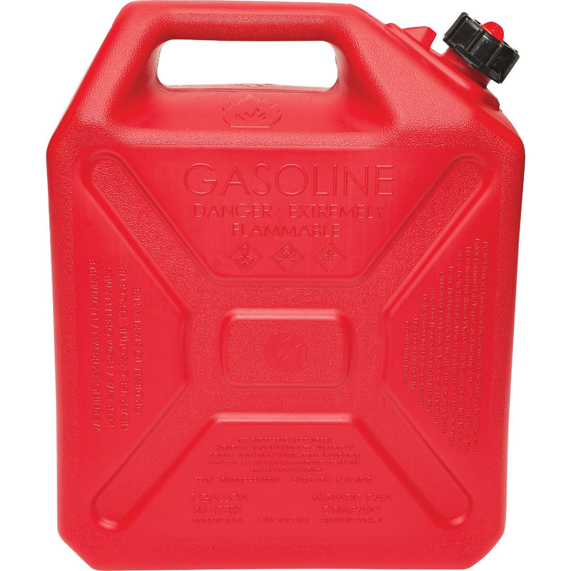 Midwest Can 5 Gal. Plastic Military Gasoline Can