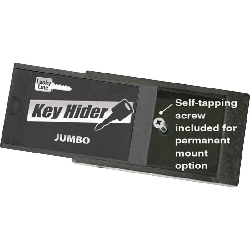 Lucky Line Black Jumbo Magnetic Key Hider