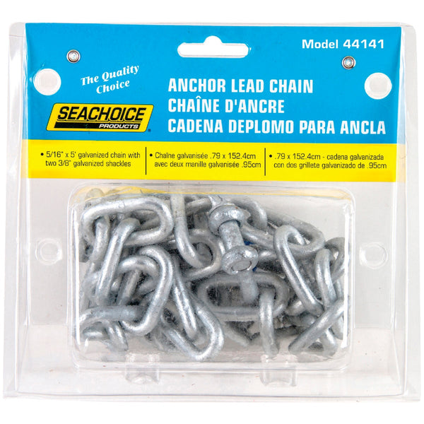 Seachoice Products 5/16 In. x 5 Ft. 7500 Lb. Capacity Anchor Lead Chain