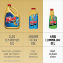 Liquid Plumr Hair Clog Eliminator 16 Oz. Gel Drain Opener & Cleaner