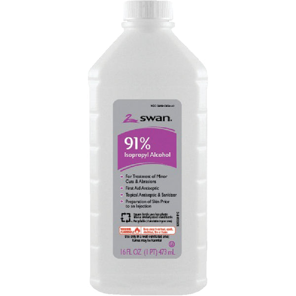 Swan 16 Oz. 91% Isopropyl Rubbing Alcohol