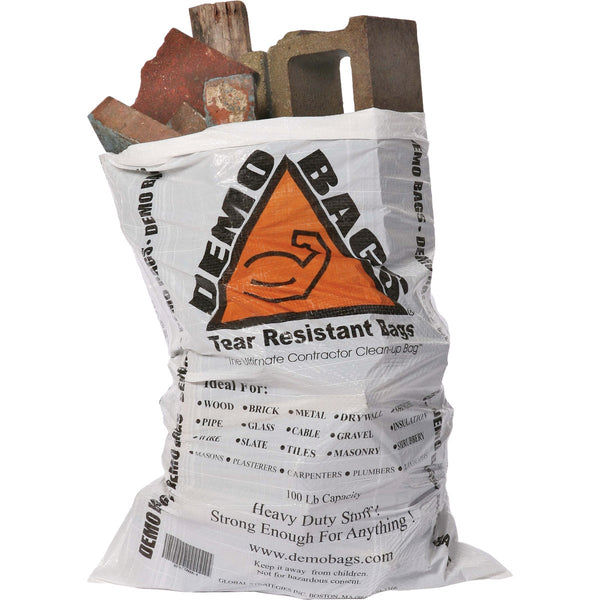 Demo 42 Gal. Contractor White Trash Bag (5-Count)