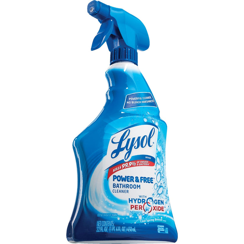 Lysol Power & Free 22 Oz. Bathroom Cleaner with Hydrogen Peroxide