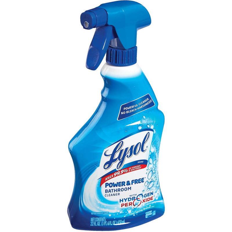 Lysol Power & Free 22 Oz. Bathroom Cleaner with Hydrogen Peroxide