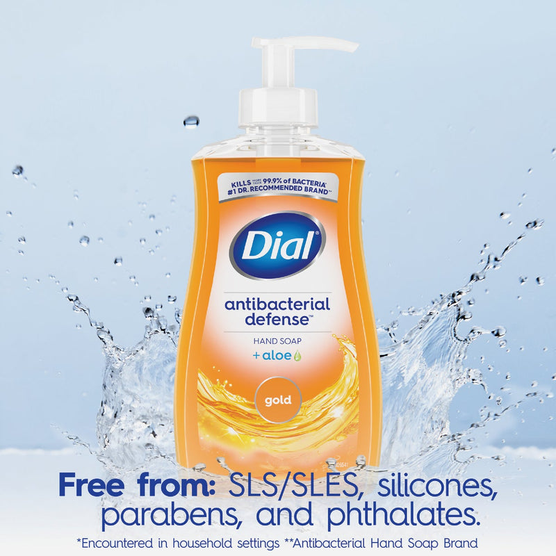 Dial Antibacterial Defense 11 Oz. Gold Liquid Hand Soap