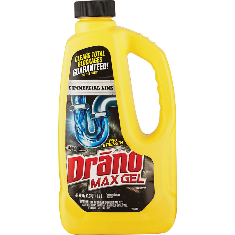 Drano 42 Oz. Max Gel Commercial Line Drain Clog Remover