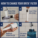 Brita Hard Sided Water Bottle Replacement Filter (3-Pack)
