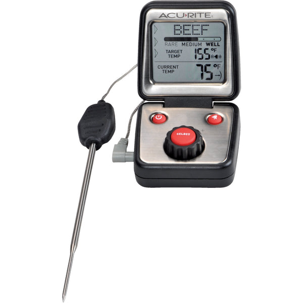 Acu-Rite Audible Digital Probe Cooking Kitchen Thermometer